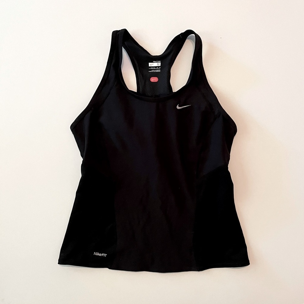 Nike Women’s FITDRY Black Athletic Top Size M